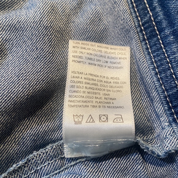 Denim Jacket Wallflower Authentic Denim “The Dreamer Fit” Junior Size M - Picture 9 of 12